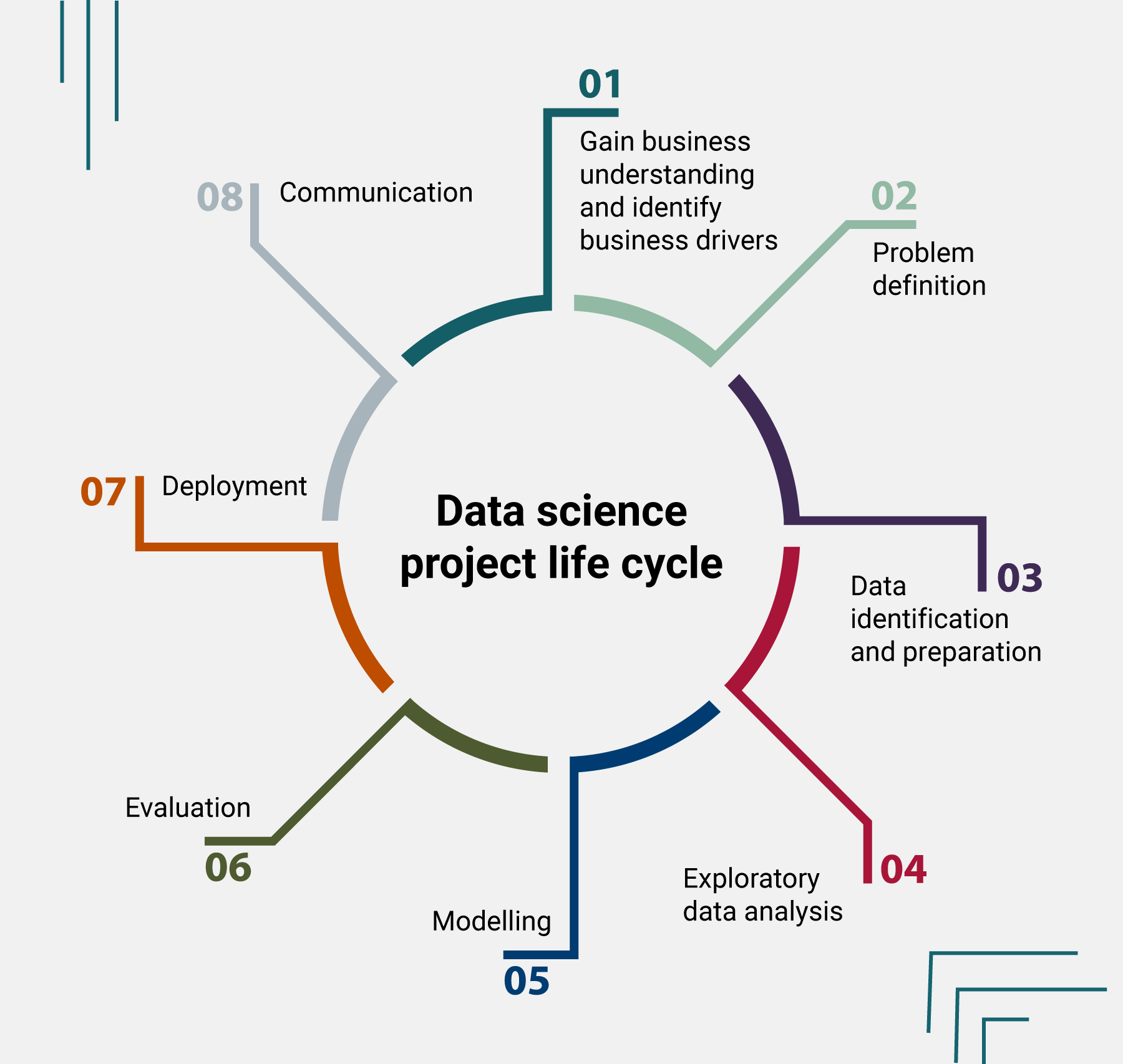 Exploring the data science project life cycle